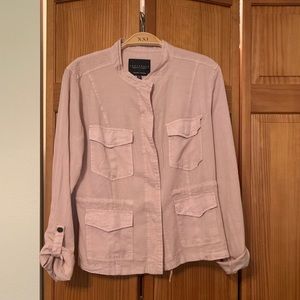 Pink utility-style jacket